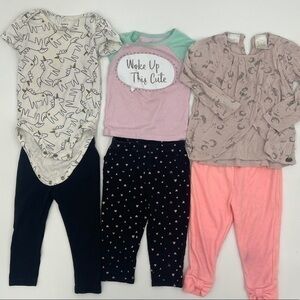 12 Months Baby Girl 6 Piece Lot